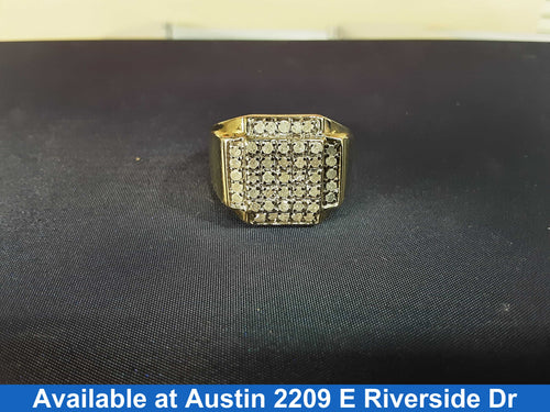 Men's Ring - Yellow Gold 10k (.417) 7.9 grams Size 15