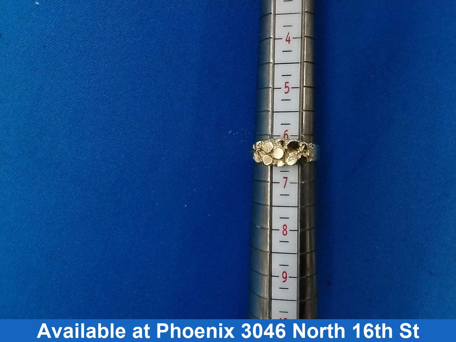 Men's Ring - Yellow Gold 10k (.417) 2.24 grams Size 8
