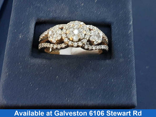 Women's Ring - Yellow Gold 10k (.417) 3.6 grams Size 8