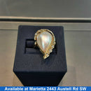 Women's Ring - Yellow Gold 14k (.585) 8.4 grams Size 9.5