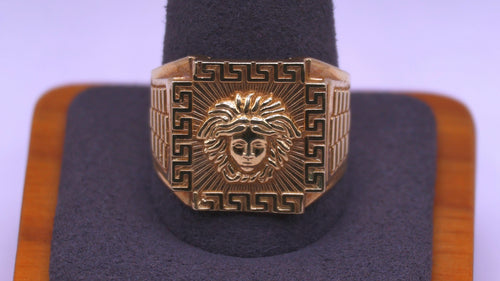 Men's Ring - Yellow Gold 10k (.417) 5.6 grams Size 13