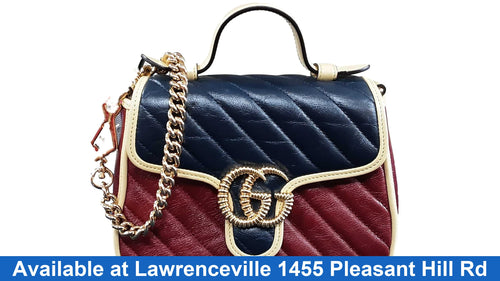 Gucci Gg Marmont Mini Multi-color Purse / Handbag