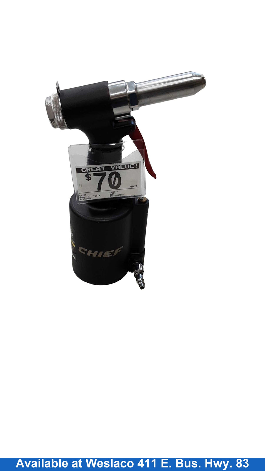 Chief Ch14riv Black Misc. Air Tool