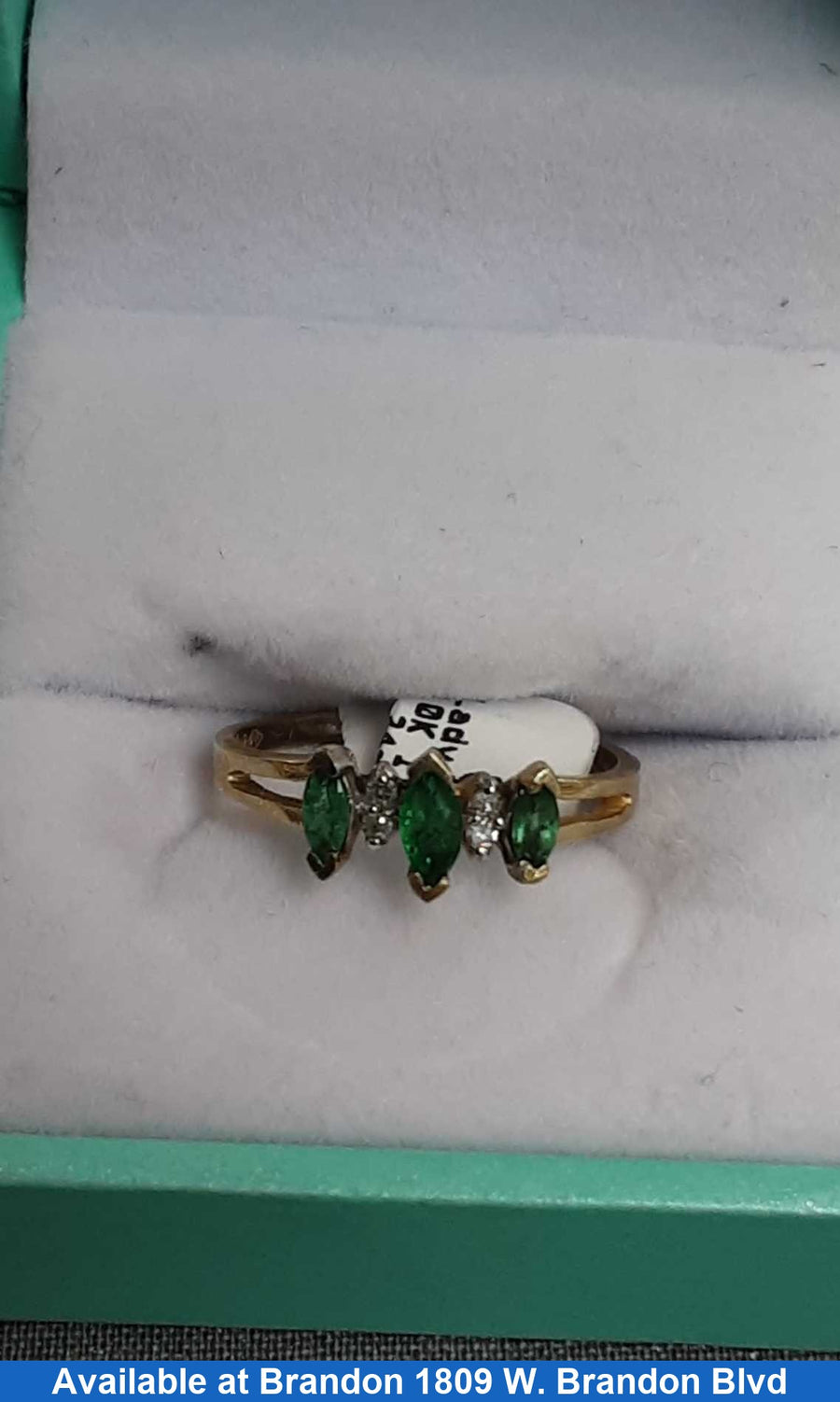 Women's Ring - Yellow Gold 10k (.417) 1.7 grams Size 7.5