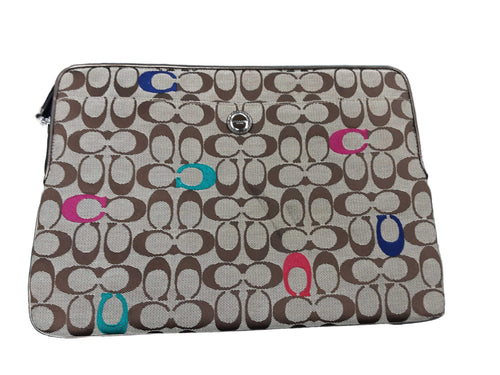 Coach Laptop Sleeve Beige / Tan Backpack / Briefcase / Bag
