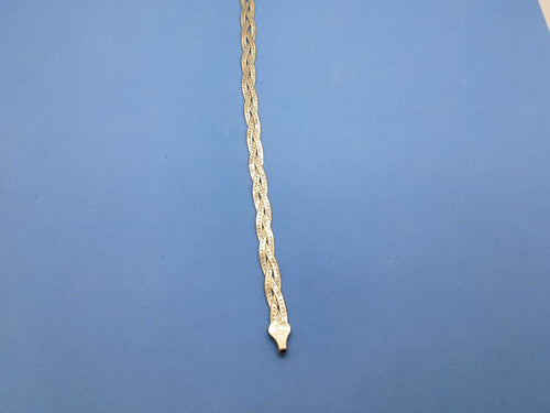Herringbone Bracelet - Silver 4.4 grams 7 inch