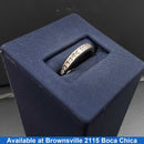 Ring - Wedding Band - White Gold 10k (.417) 1.2 grams Size 20