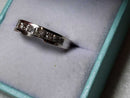 Ring - Wedding Band - White Gold 14k (.585) 4 grams Size 7