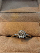 Ring - Wedding Set - White Gold 10k (.417) 2.8 grams Size 10.5