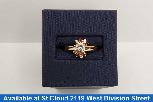 Women's Ring - Solitaire - Yellow Gold 14k (.585) 3.73 grams Size 8