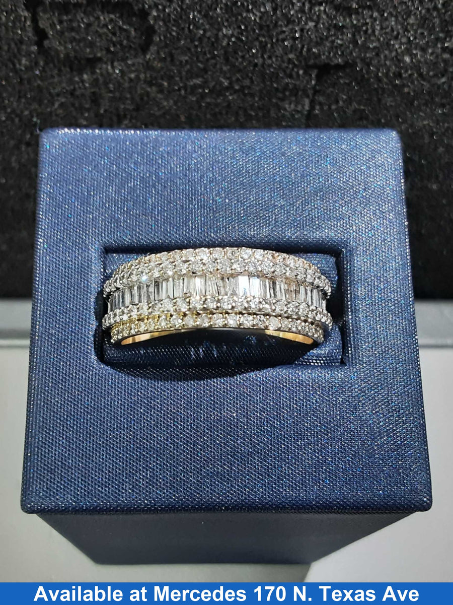 Ring - Wedding Band - Yellow Gold 10k (.417) 7.2 grams Size 20