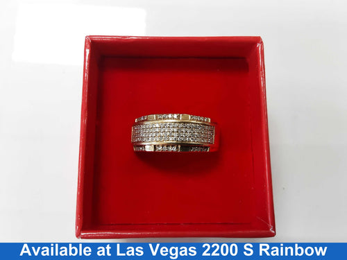 Men's Ring - Yellow Gold 10k (.417) 6.1 grams Size 10
