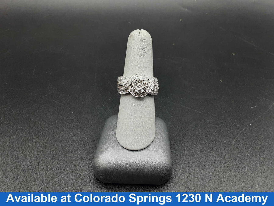 Women's Ring - White Gold 14k (.585) 7.7 grams Size 7