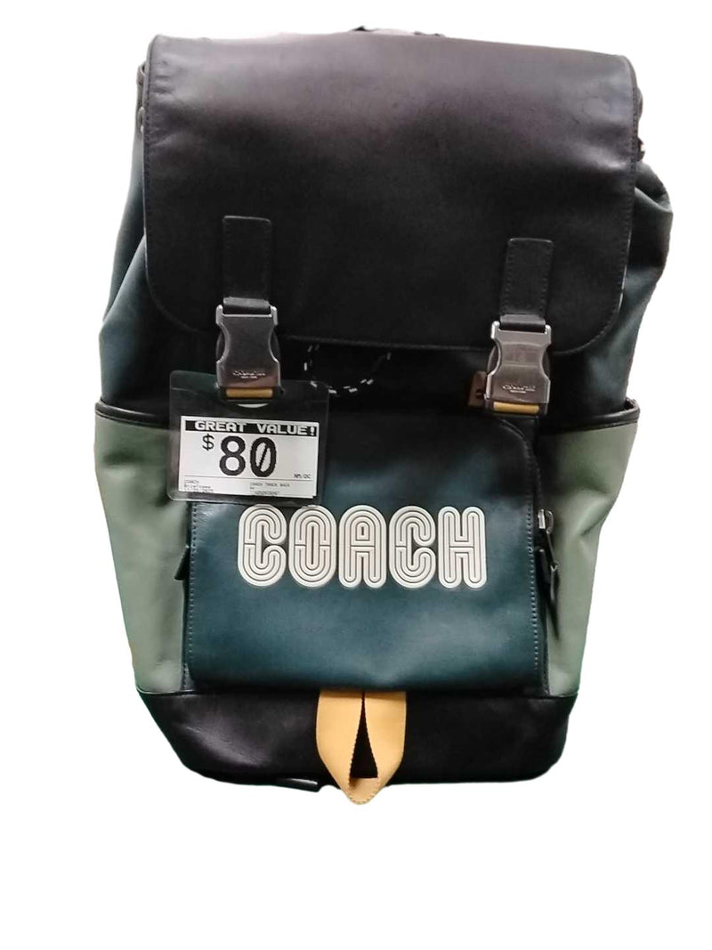 Coach Coach Track Backpack In Colorblock W/ Coachpatch F Multi-color Backpack / Briefcase / Bag