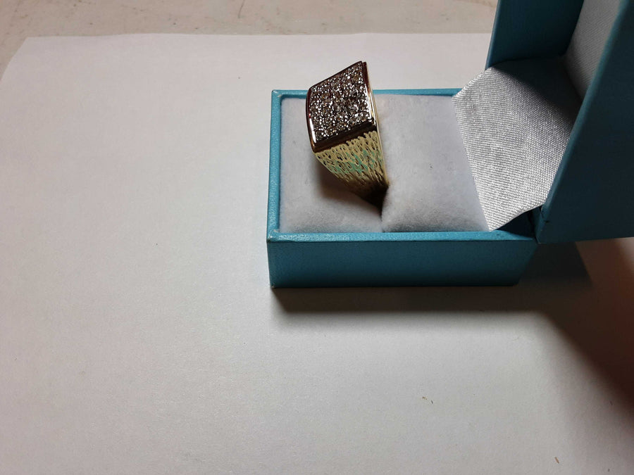 Men's Ring - Yellow Gold 14k (.585) 12.9 grams Size 9.5