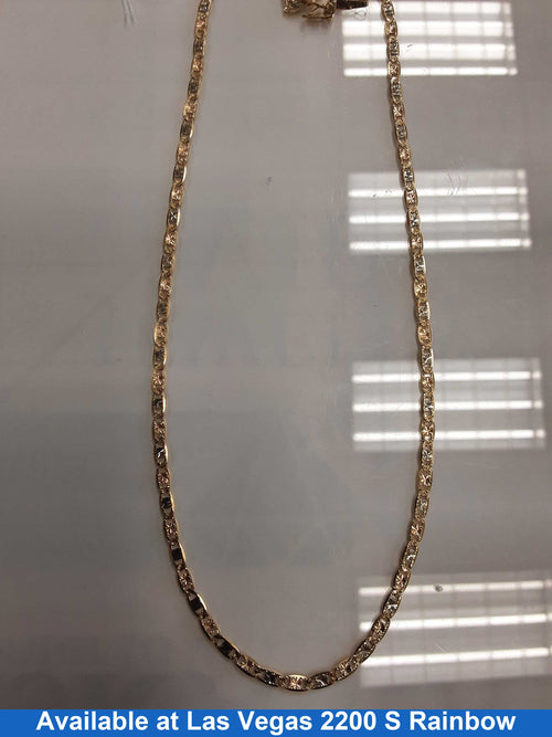 Wheat Chain - Tricolor Gold 10k (.417) 8.7 grams 24 inch