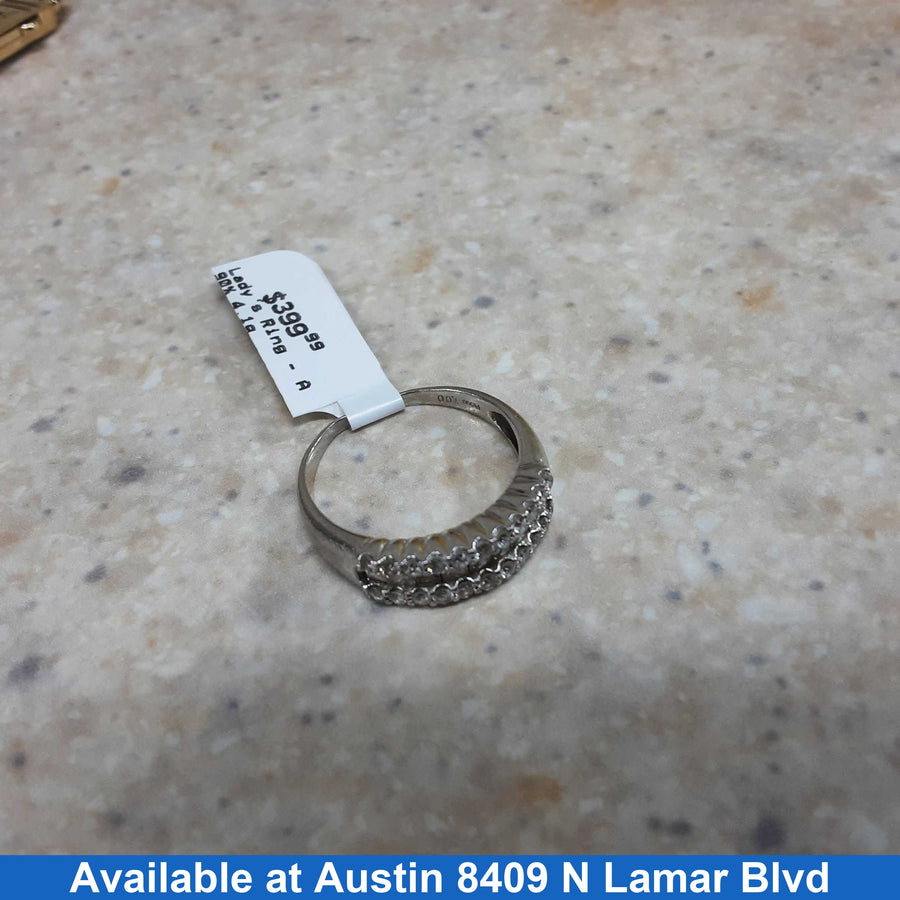 Women's Ring - Anniversary - Platinum 4.1 grams Size 7