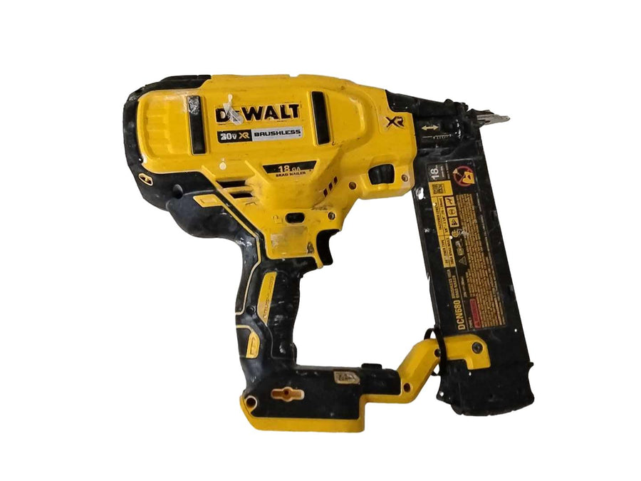 Dewalt Dcn680 Yellow Cordless Brad Nailer