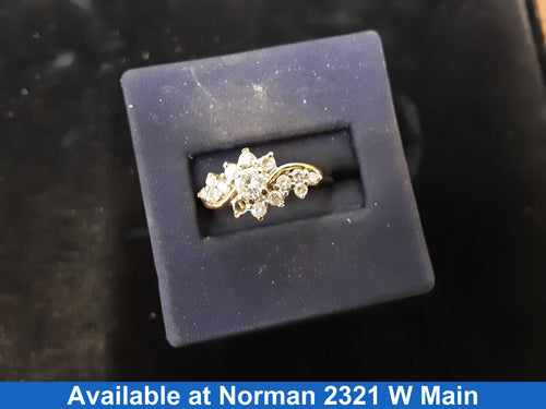 Women's Ring - Yellow Gold 14k (.585) 2.9 grams Size 9