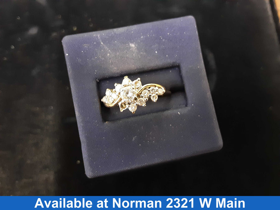 Women's Ring - Yellow Gold 14k (.585) 2.9 grams Size 9