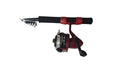 Mammoth Pocket Fishing Red Fishing Rod & Reel Combo