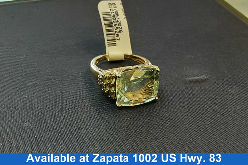 Women's Ring - Yellow Gold 10k (.417) 5.2 grams Size 9.5