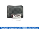 Louis Vuitton Damier Graphite Bifold Blue Wallet