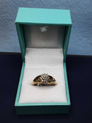 Women's Ring - Yellow Gold 10k (.417) 3.4 grams Size 9.5