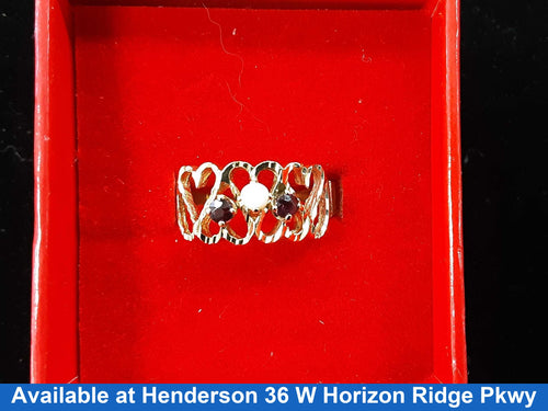 Women's Ring - Yellow Gold 14k (.585) 3.4 grams Size 7