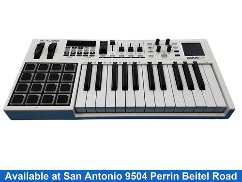 M Audio Code25 White Midi Keyboard Controller