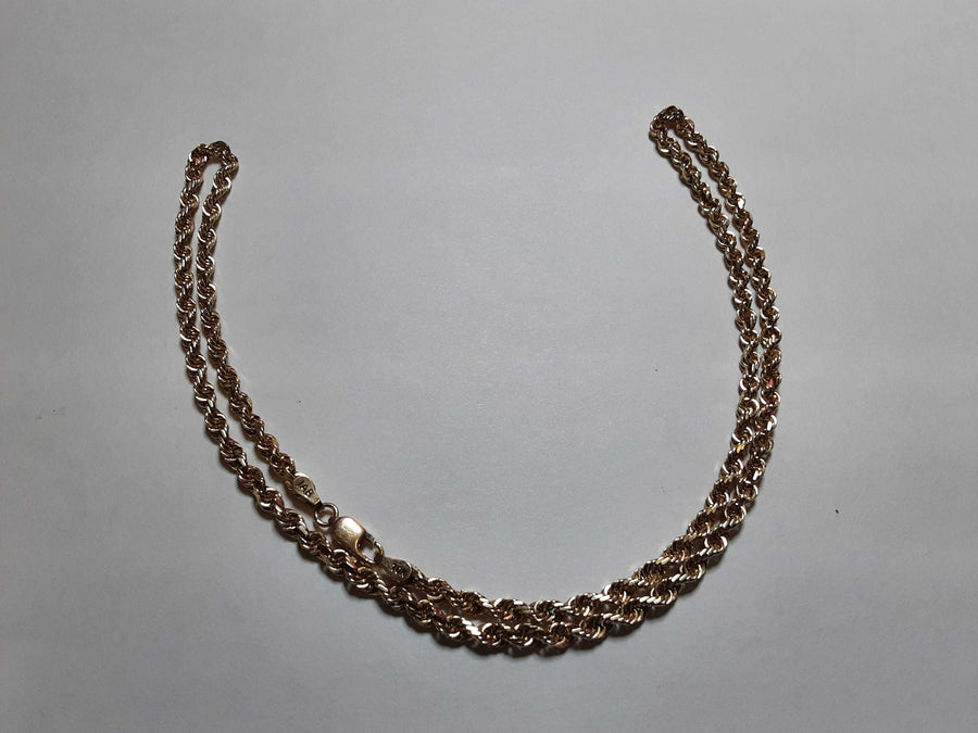 Rope Chain - Yellow Gold 10k (.417) 13.1 grams 18 inch