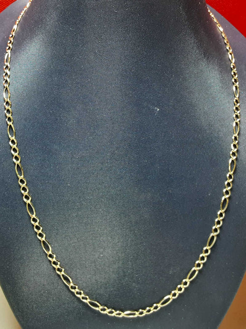 Figaro Chain - Yellow Gold 10k (.417) 5.3 grams 26 inch