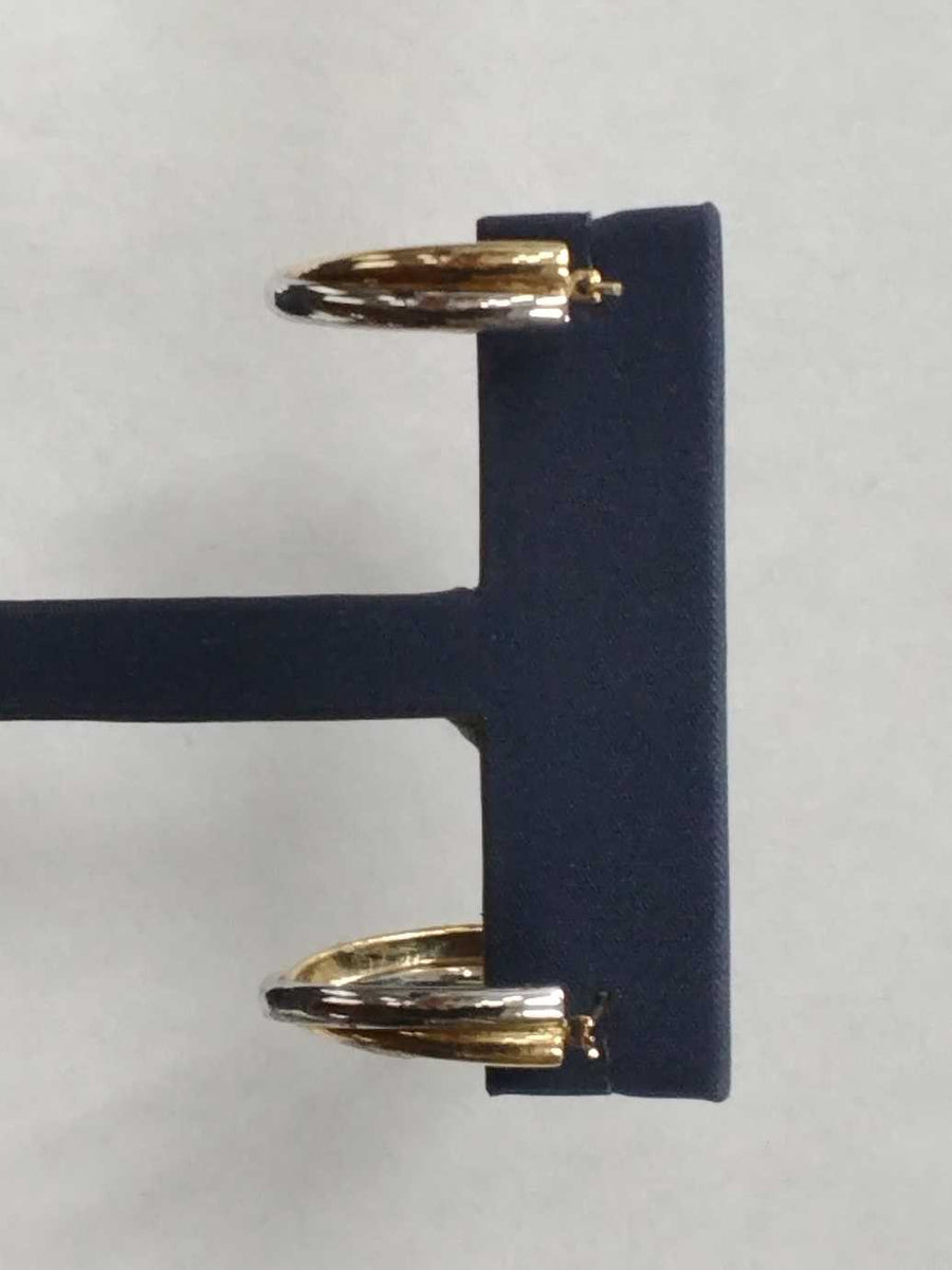Hoop Earrings - Yellow Gold 14k (.585) 3.3 grams