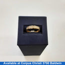 Ring - Wedding Band - Yellow Gold 10k (.417) 1.3 grams Size 7