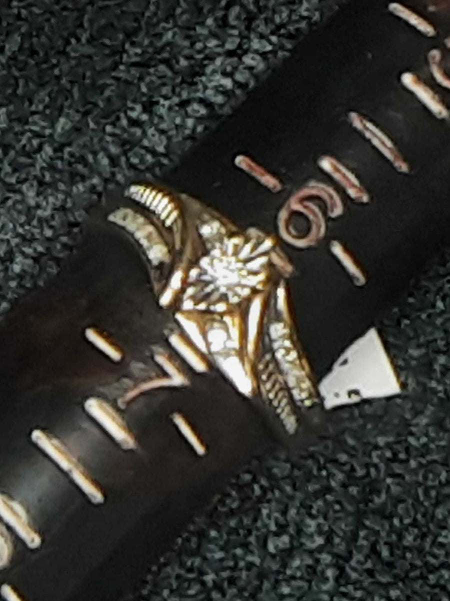 Women's Ring - Yellow Gold 10k (.417) 2.7 grams Size 7
