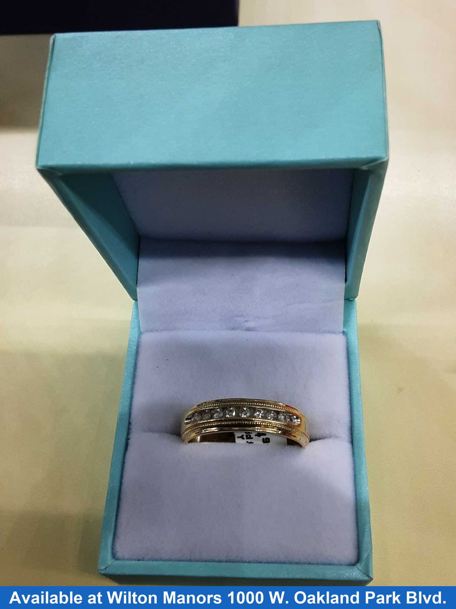 Ring - Wedding Band - Yellow Gold 14k (.585) 4 grams Size 9.5