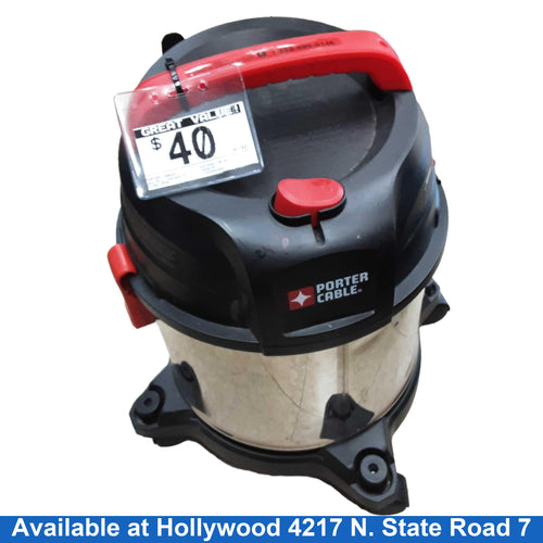 Porter Cable Pcx18301-4b/8210 Silver Wet / Dry Vacuum