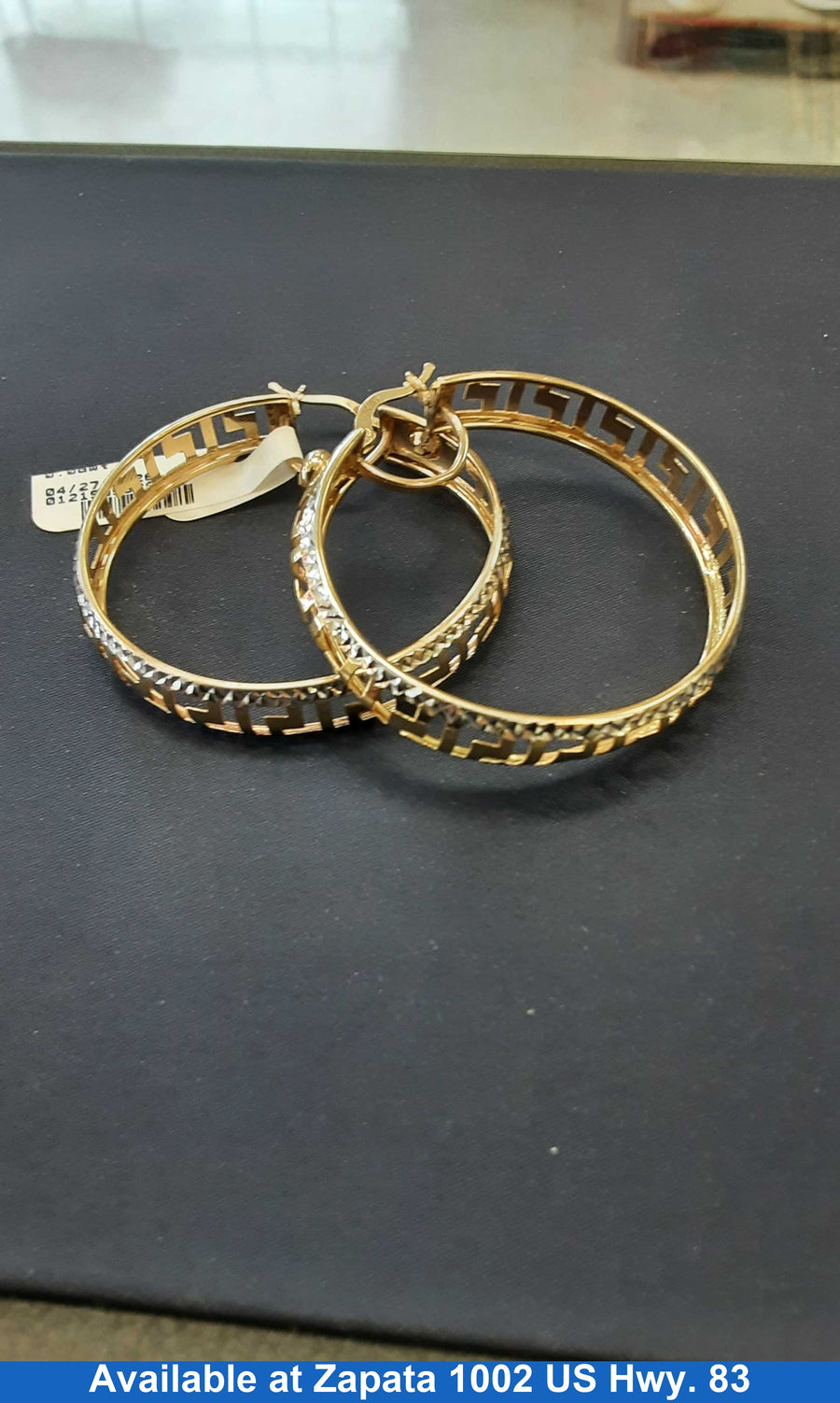 Bangle Earrings - Yellow Gold 10k (.417) 8.3 grams