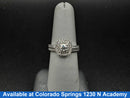 Ring - Wedding Set - White Gold 10k (.417) 5 grams Size 7