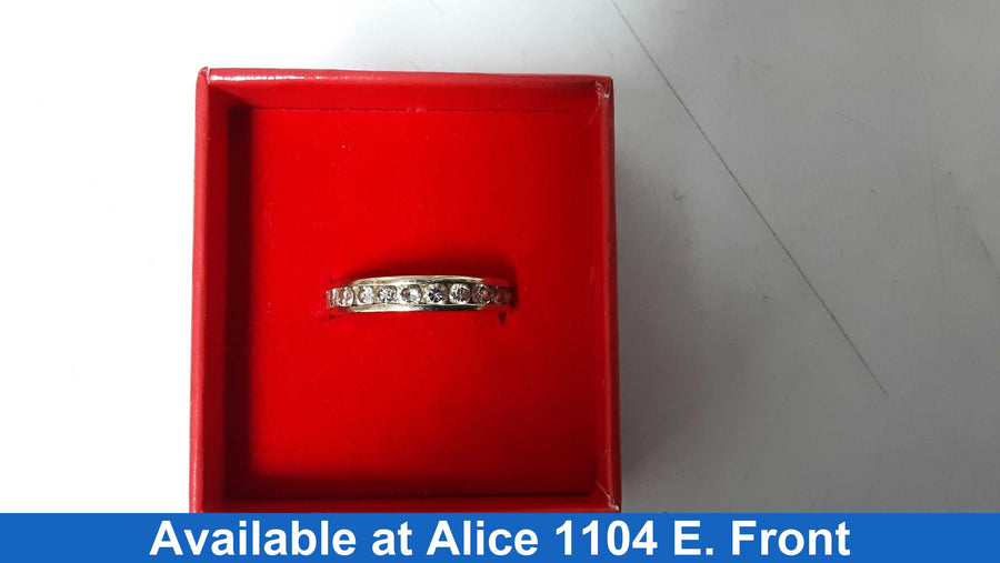 Ring - Wedding Band - Yellow Gold 14k (.585) 3.3 grams Size 20