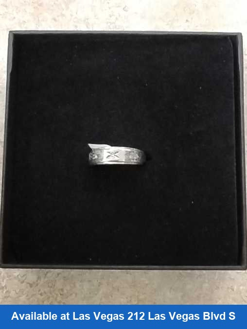 Men's Ring - White Gold 14k (.585) 4.2 grams Size 20