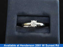 Women's Ring - Solitaire - White Gold 14k (.585) 2.7 grams Size 20