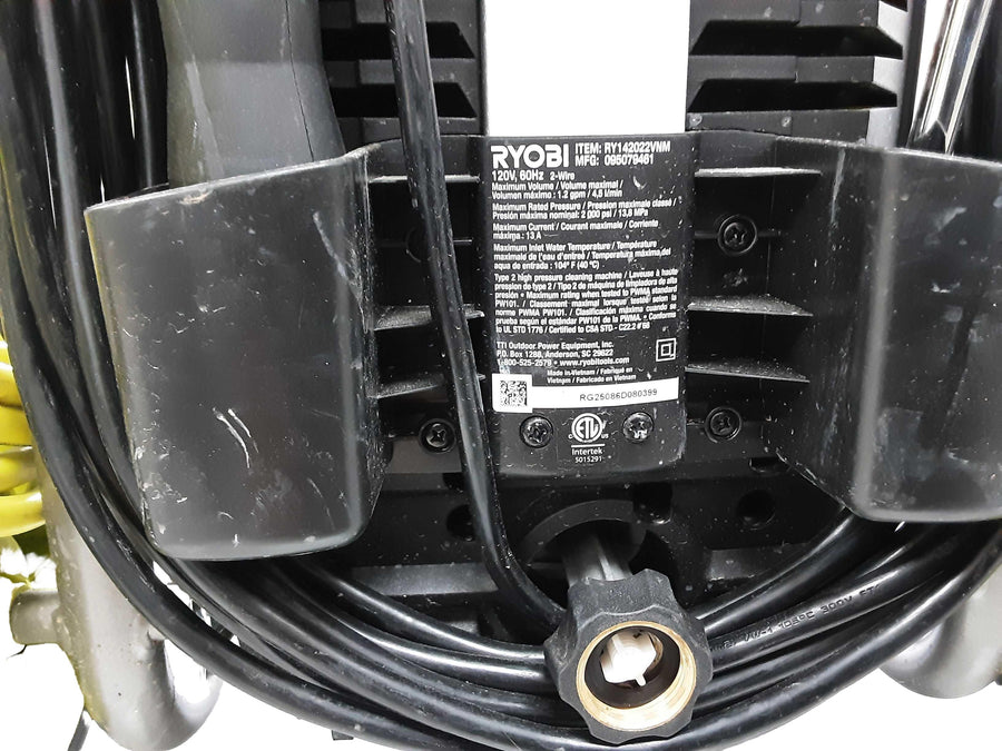 Ryobi Ry142022vnm Green Corded Pressure Washer