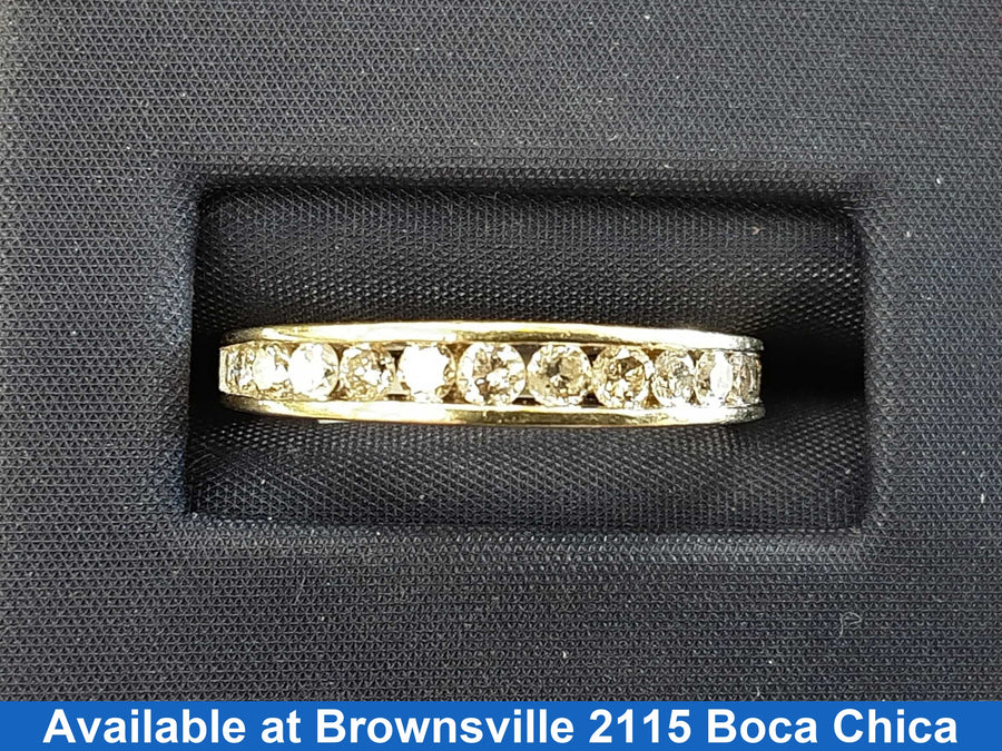 Ring - Wedding Band - Yellow Gold 10k (.417) 2.3 grams Size 8