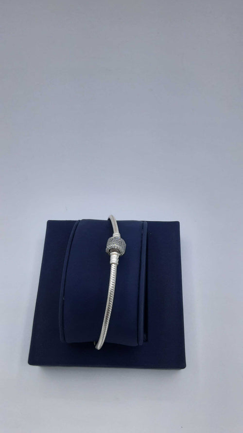 Bangle Bracelet - Silver 17 grams 9 inch
