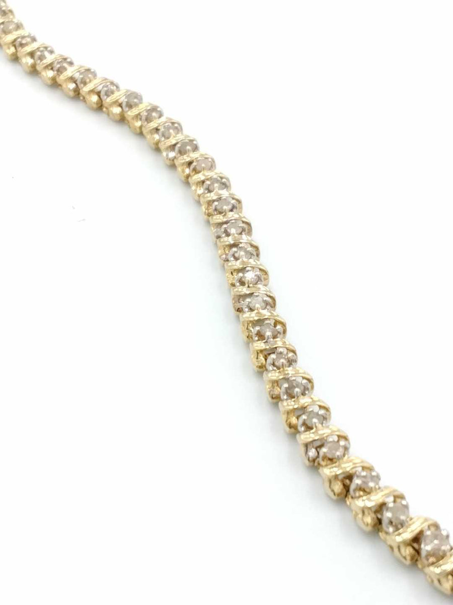 Tennis Bracelet - Yellow Gold 10k (.417) 9.3 grams 7 inch