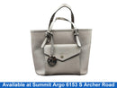 Michael Kors Jet Set Saffiano Gray Purse / Handbag