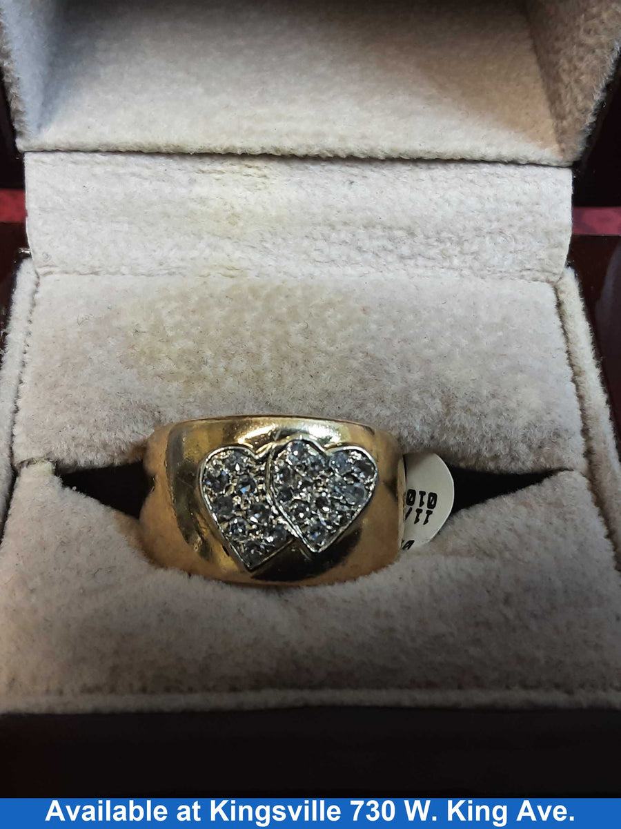 Women's Ring - Yellow Gold 14k (.585) 9 grams Size 7