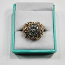 Women's Ring - Yellow Gold 10k (.417) 8.8 grams Size 6