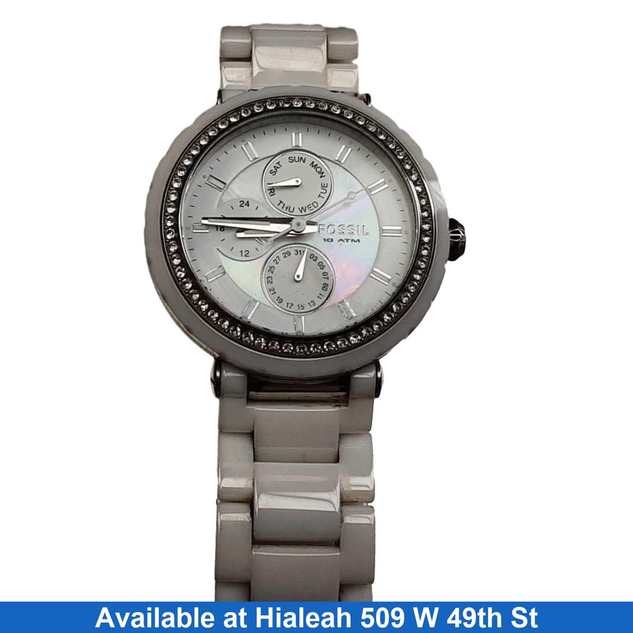 Fossil Ce1008 White Regular Watch